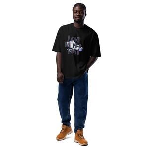 Love Never Lost Black Oversized Heavyweight Premium Y2K T-shirt